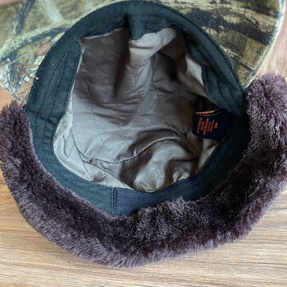 Winter Aviator Camouflage Trapper Hats Ear Flaps Windproof Thermal Fur Cap Men - Picture 6 of 8